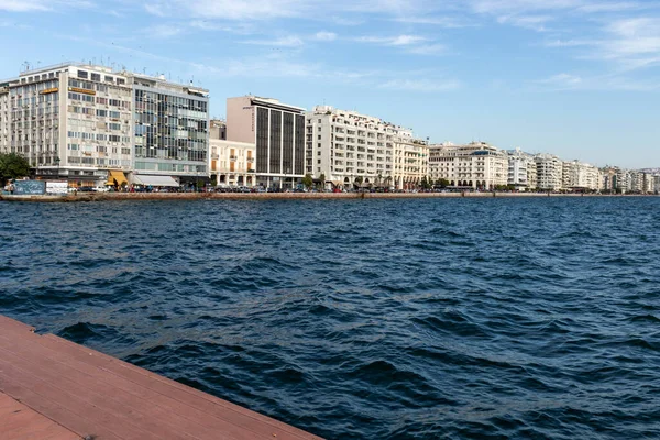Thessaloniki Griekenland September 2019 Panorama Van Dijk Van Stad Thessaloniki — Stockfoto