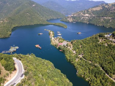 Vacha (Antonivanovtsi) Reservoir, Rodop Dağları, Filibe Bölgesi, Bulgaristan