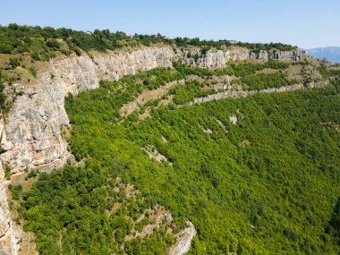Iskar Nehri Boğazı, Balkan Dağları, Bulgaristan 'ın hava manzarası