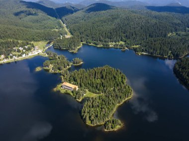 Shiroka polyana (Geniş çayır) Reservoir, Pazardzhik Bölgesi, Bulgaristan