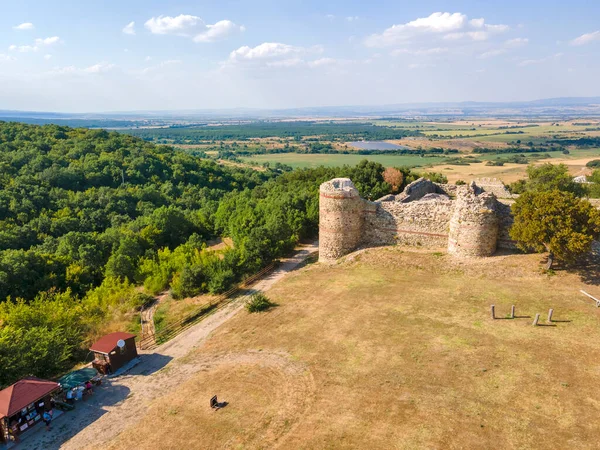 Bulgaristan Haskovo Bölgesindeki Mezek Kalesi Harabelerinin Hava Manzarası — Stok fotoğraf