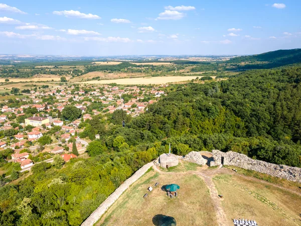 Aerial View Ruins Ancient Mezek Fortress Haskovo Region Bulgaria — Stock Photo, Image