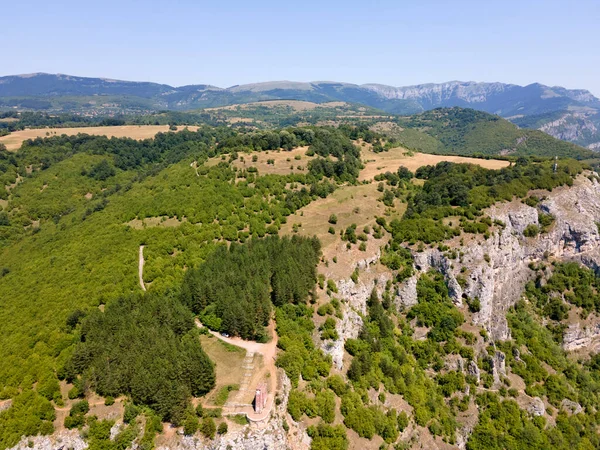 Vista Aérea Desfiladeiro Rio Iskar Montanhas Balcânicas Bulgária — Fotografia de Stock