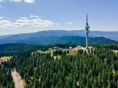 Rodop Dağları ve Snezhanka Kulesi, Smolyan Bölgesi, Bulgaristan