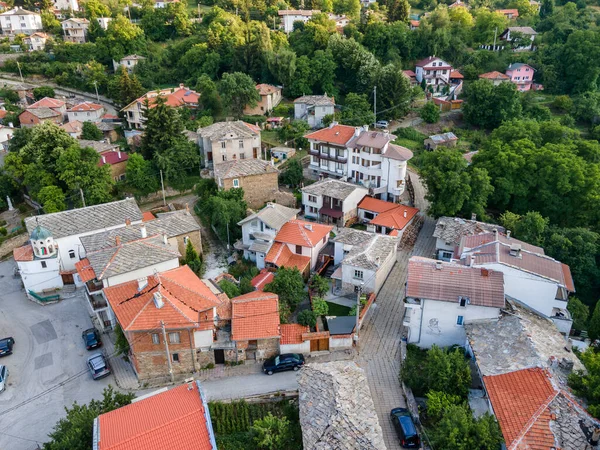 Amazing Aerial View Village Yavrovo Nineteenth Century Houses Plovdiv Region — Stock Photo, Image