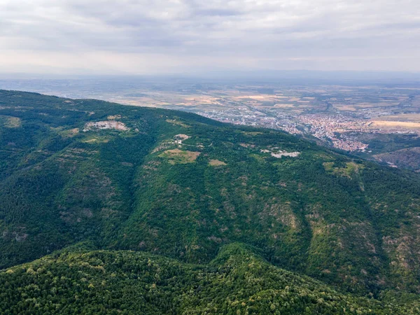 Luftaufnahme Der Stadt Asenovgrad Region Plovdiv Bulgarien — Stockfoto