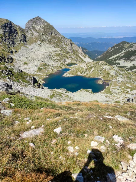 Amazing Landscape Dengan Elenino Danau Dekat Puncak Malyovitsa Rila Gunung — Stok Foto