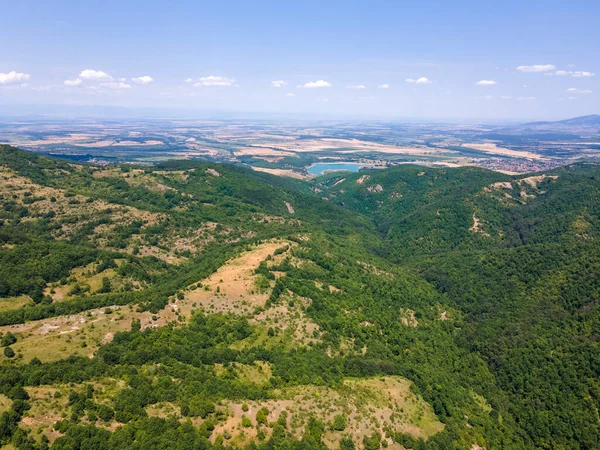 Luftaufnahme Der Rhodopen Der Nähe Des Dorfes Oreshets Gebiet Plovdiv — Stockfoto