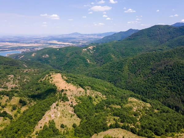 Vista Aérea Las Montañas Rhodope Cerca Aldea Oreshets Región Plovdiv —  Fotos de Stock