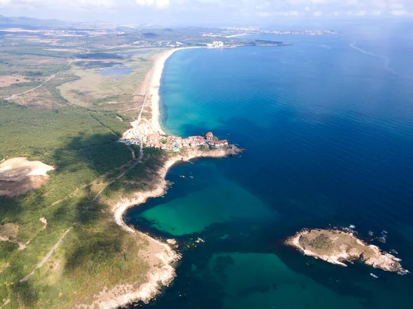 Vista Aérea Isla Serpiente Región Arkutino Región Burgas Bulgaria — Foto de Stock