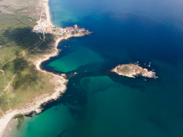 Aerial View Snake Island Arkutino Region Burgas Region Bulgaria — Stock Photo, Image