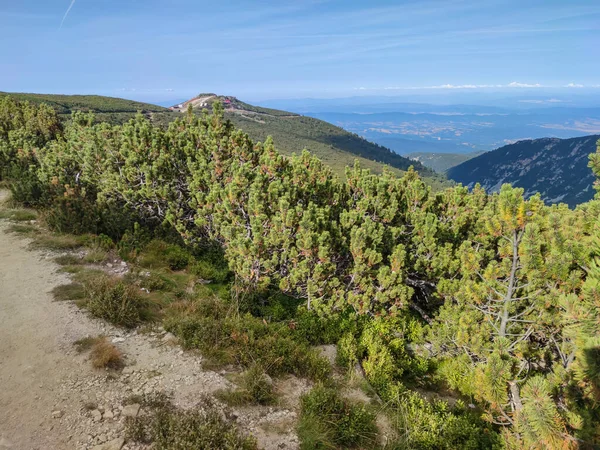 Increíble Vista Atardecer Cerca Del Pico Musala Yastrebets Montaña Rila —  Fotos de Stock