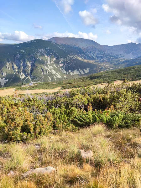 Incredibile Vista Sul Tramonto Vicino Musala Picco Yastrebets Montagna Rila — Foto Stock