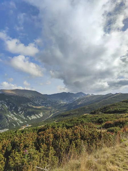 Increíble Vista Atardecer Cerca Del Pico Musala Yastrebets Montaña Rila — Foto de Stock
