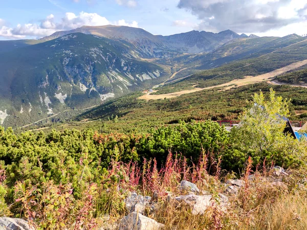 Increíble Vista Atardecer Cerca Del Pico Musala Yastrebets Montaña Rila —  Fotos de Stock