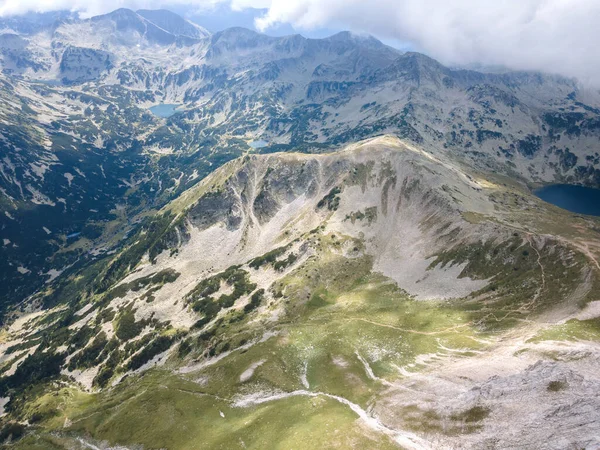 Amazing Aerial View Vihren Peak Pirin Mountain Bulgaria — Stok Foto