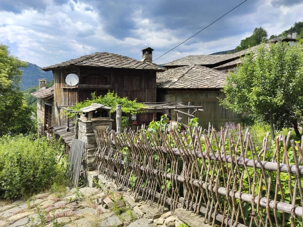 Village Kovachevitsa Authentic Nineteenth Century Houses Blagoevgrad Region Bulgaria — Stock Photo, Image