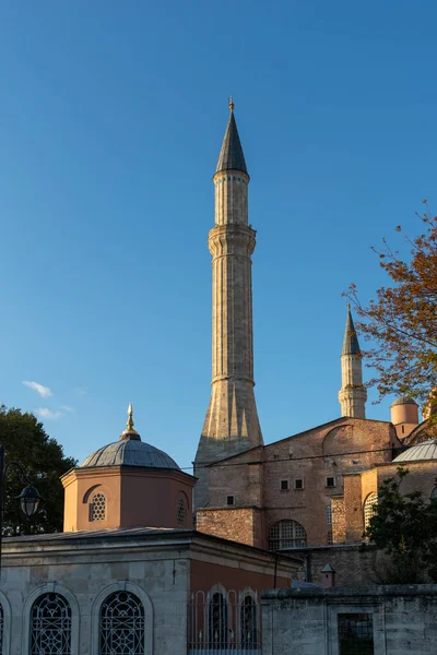 Istanbul Turkey July 2019 Sunset View Hagia Sophia Museum City — Stock Photo, Image