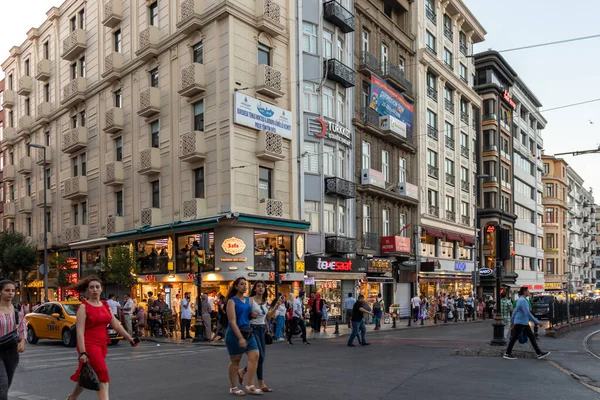 Istanbul Turkey Juli 2019 Typisch Gebouw Straat Eminonu Distri Bij — Stockfoto