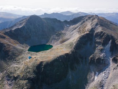Musala zirvesinin havadan görünüşü, Rila dağı, Bulgaristan