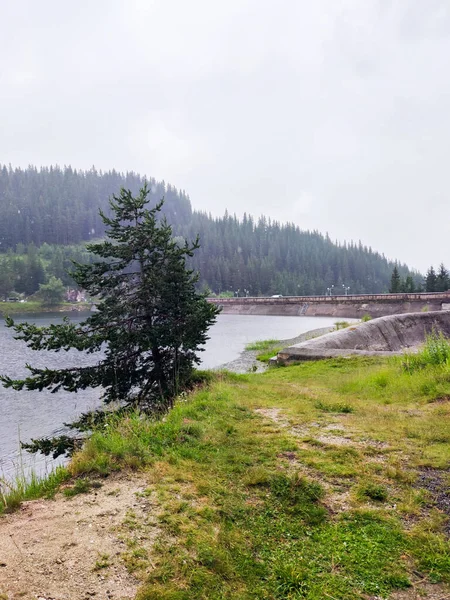 Vista Verão Golyam Beglik Reservoir Região Pazardzhik Bulgária — Fotografia de Stock