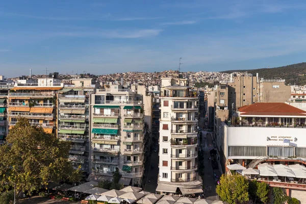 Thessaloniki Griechenland September 2019 Blick Vom Weißen Turm Auf Die — Stockfoto
