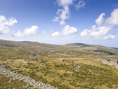 Vitosha Dağı 'nın hava manzarası, Sofya Şehir Bölgesi, Bulgaristan