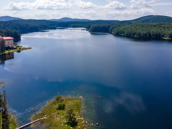 Vue Aérienne Réservoir Shiroka Polyana Grand Pré Région Pazardzhik Bulgarie — Photo