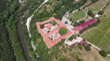 Bulgaristan 'ın başkenti Meryem Ana' nın Ortaçağ Bachkovo Manastırı Havacılık Manastırı