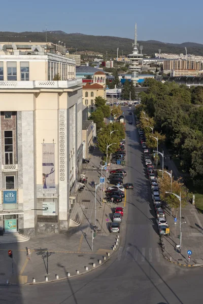 Thessaloniki Grécia Setembro 2019 Panorama Incrível Torre Branca Cidade Salónica — Fotografia de Stock