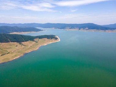 Bulgaristan 'ın Batak Reservoir, Pazardzhik bölgesinin hava manzarası