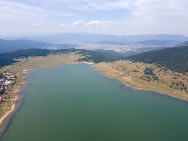 Bulgaristan 'ın Batak Reservoir, Pazardzhik bölgesinin hava manzarası