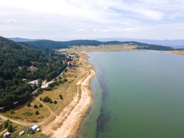 Bulgaristan 'ın Batak Reservoir, Pazardzhik bölgesinin hava manzarası