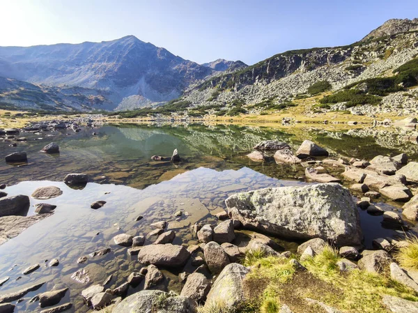 Lanskap Dengan Danau Musalenski Rila Gunung Bulgaria — Stok Foto