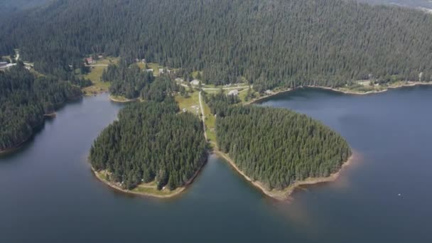 Zomer Uitzicht Golyam Beglik Reservoir Pazardzhik Regio Bulgarije — Stockvideo