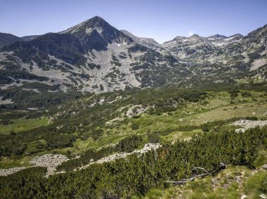 Bulgaristan 'ın Popovo Gölü yakınlarındaki Pirin Dağı' nın İnanılmaz Yaz Manzarası