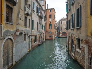 Venedik, Veneto Bölgesi, İtalya 'nın Eski Şehir Panoraması