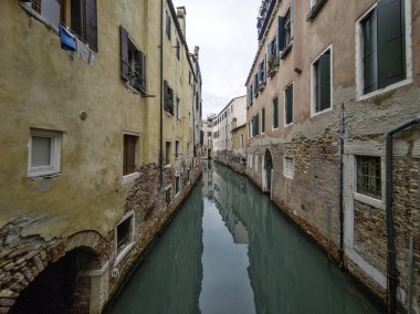 Venedik, Veneto Bölgesi, İtalya 'nın Eski Şehir Panoraması