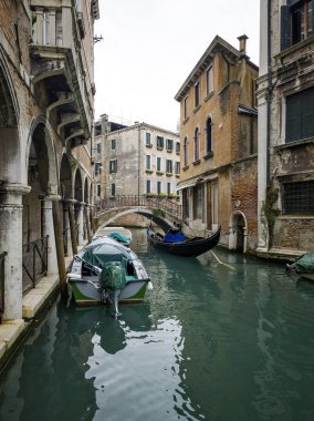 Venedik, Veneto Bölgesi, İtalya 'nın Eski Şehir Panoraması
