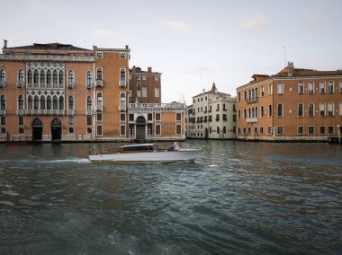 Venedik, Veneto Bölgesi, İtalya 'nın Eski Şehir Panoraması
