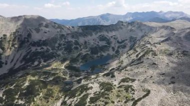 Bulgaristan 'ın Banderitsa bölgesindeki Pirin Dağı' nın şaşırtıcı hava manzarası