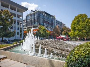 LARISSA, GREECE - 5 Eylül 2025: Larissa, Teselya 'nın merkezi Panorama