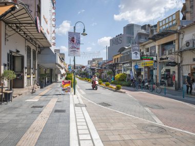 LARISSA, GREECE - 5 Eylül 2025: Larissa, Teselya 'nın merkezi Panorama