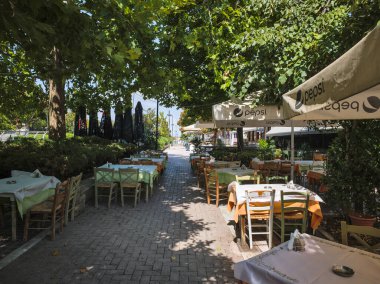 LARISSA, GREECE - 5 Eylül 2025: Larissa, Teselya 'nın merkezi Panorama