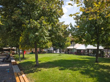 LARISSA, GREECE - 5 Eylül 2025: Larissa, Teselya 'nın merkezi Panorama