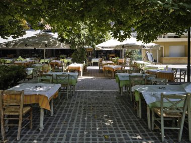 LARISSA, GREECE - 5 Eylül 2025: Larissa, Teselya 'nın merkezi Panorama