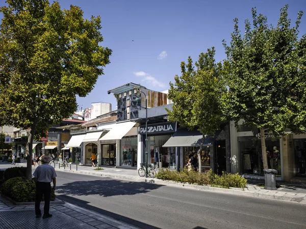 LARISSA, GREECE - 5 Eylül 2025: Larissa, Teselya 'nın merkezi Panorama