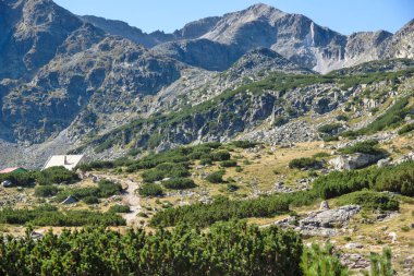 Bulgaristan 'ın Musala tepesi çevresindeki Rila Dağı' nın İnanılmaz Yaz Manzarası