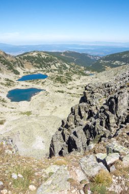 Bulgaristan 'ın Musala tepesi çevresindeki Rila Dağı' nın İnanılmaz Yaz Manzarası