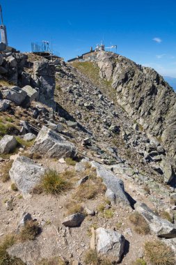 Bulgaristan 'ın Musala tepesi çevresindeki Rila Dağı' nın İnanılmaz Yaz Manzarası